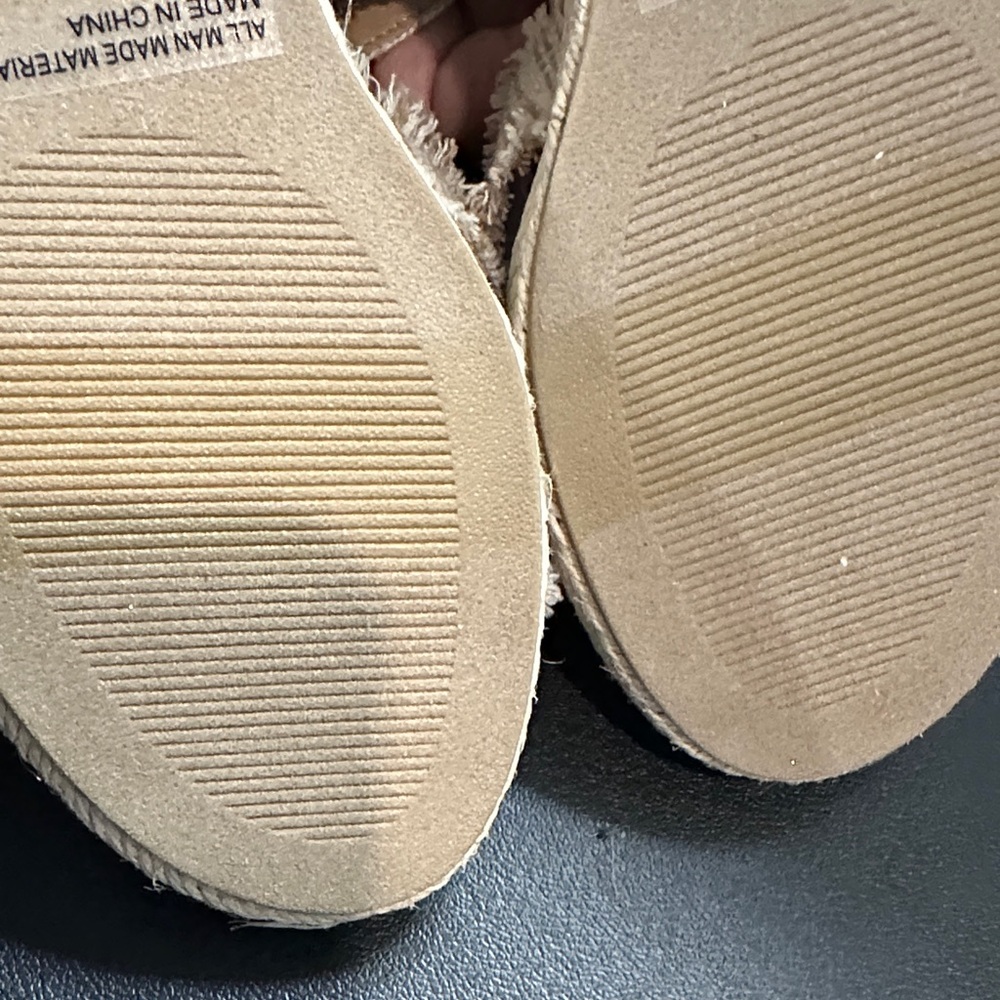 Dolce Vita Cream and Tan Wedge Sandals - Picture 9 of 10